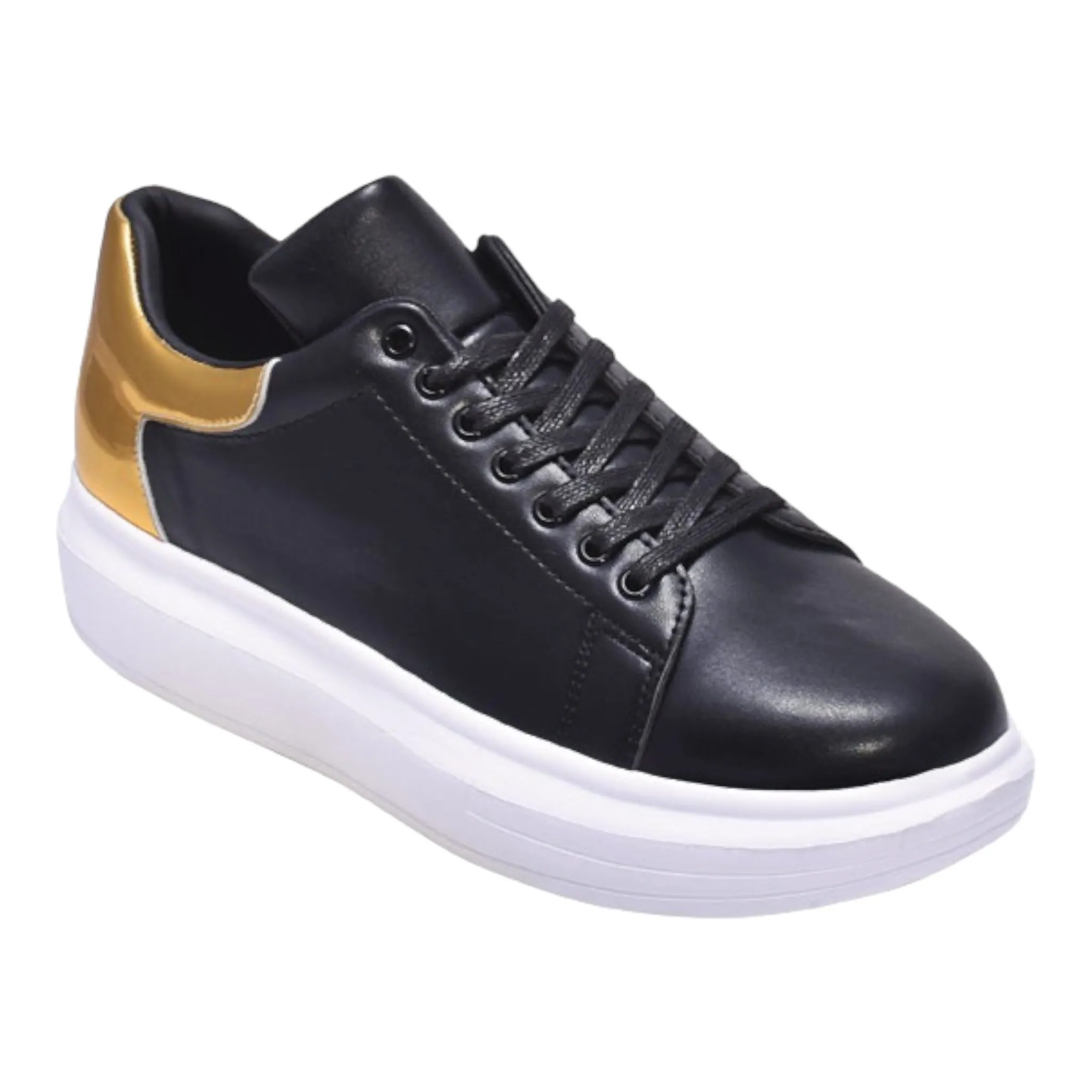 ROYAL SHOES: Flat Platform Sneaker CS-804