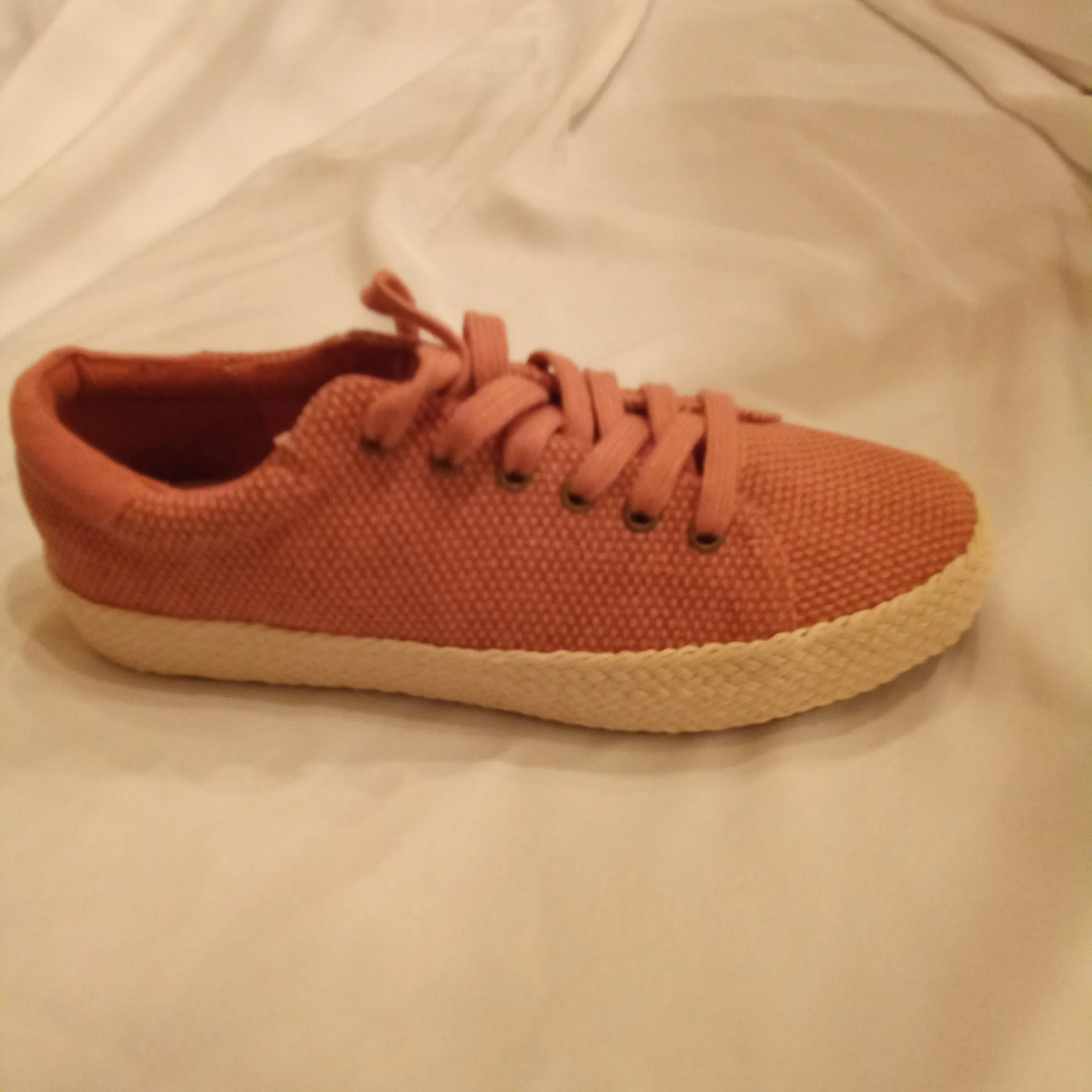 Rust Woven Lace up Sneaker | Madeline Storyline