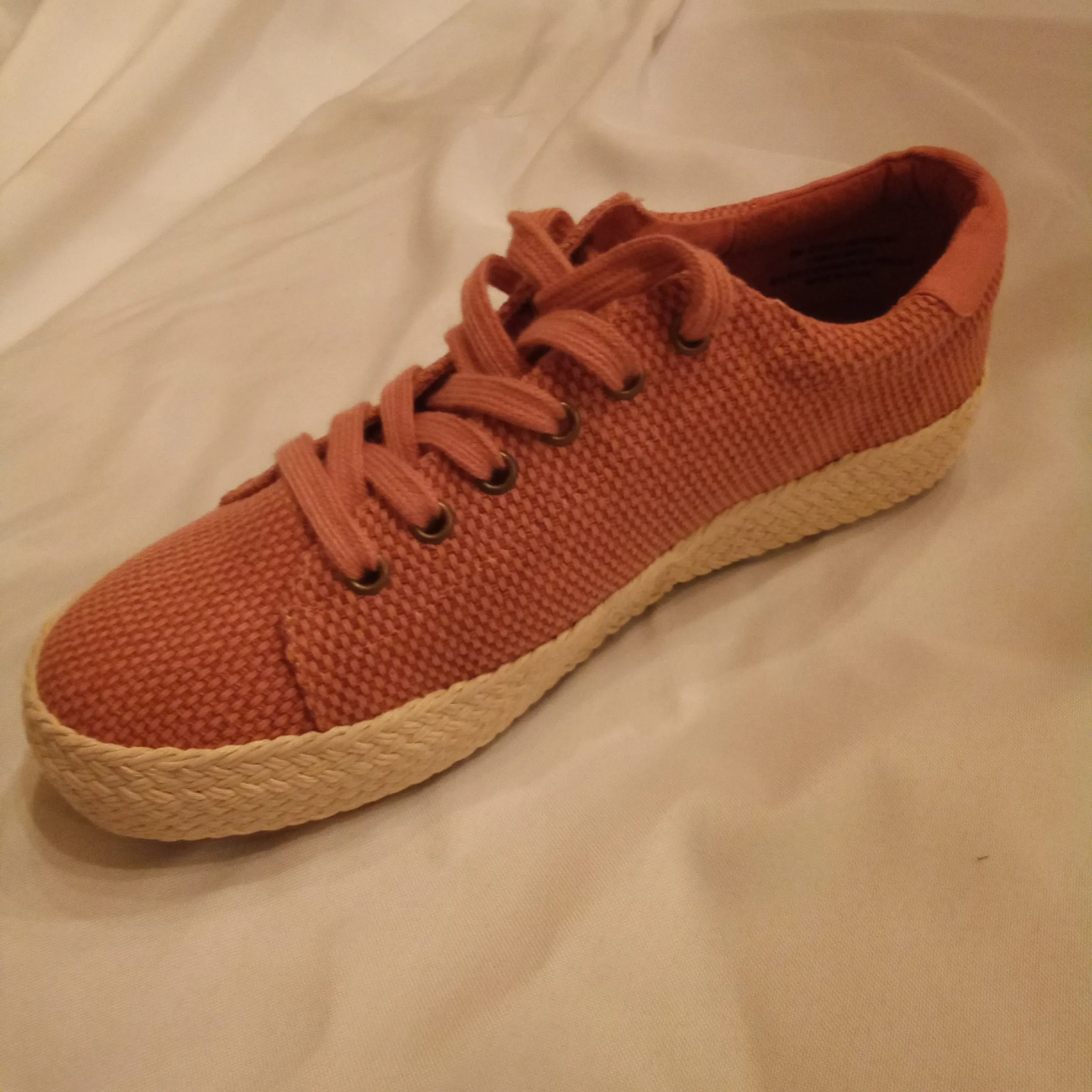 Rust Woven Lace up Sneaker | Madeline Storyline