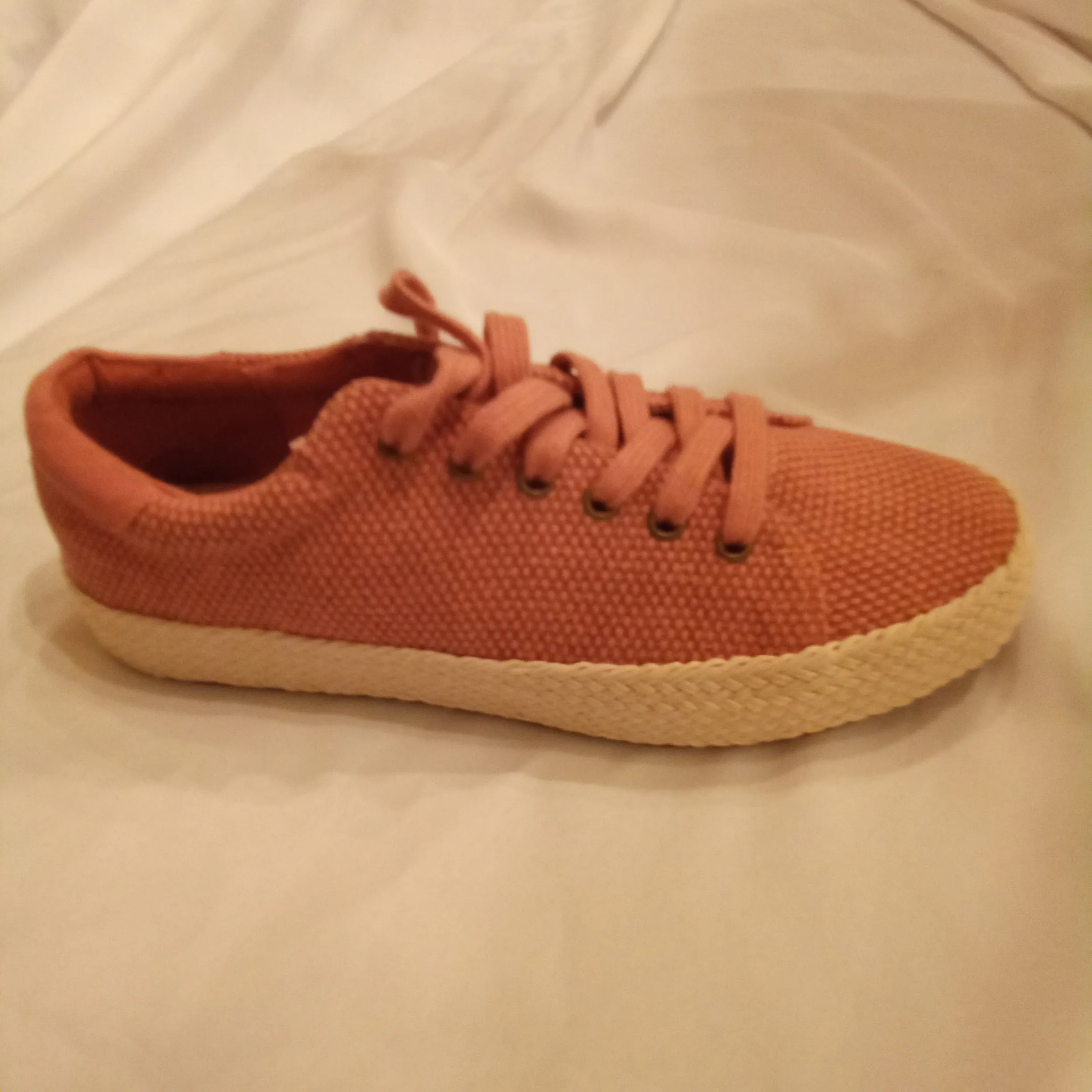 Rust Woven Lace up Sneaker | Madeline Storyline