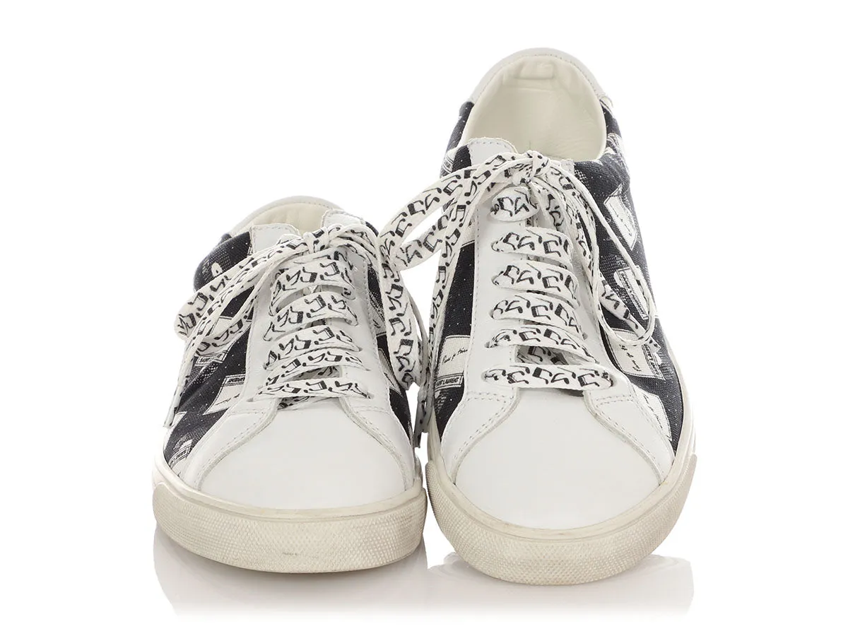 Saint Laurent Record Hop Tennis Shoes