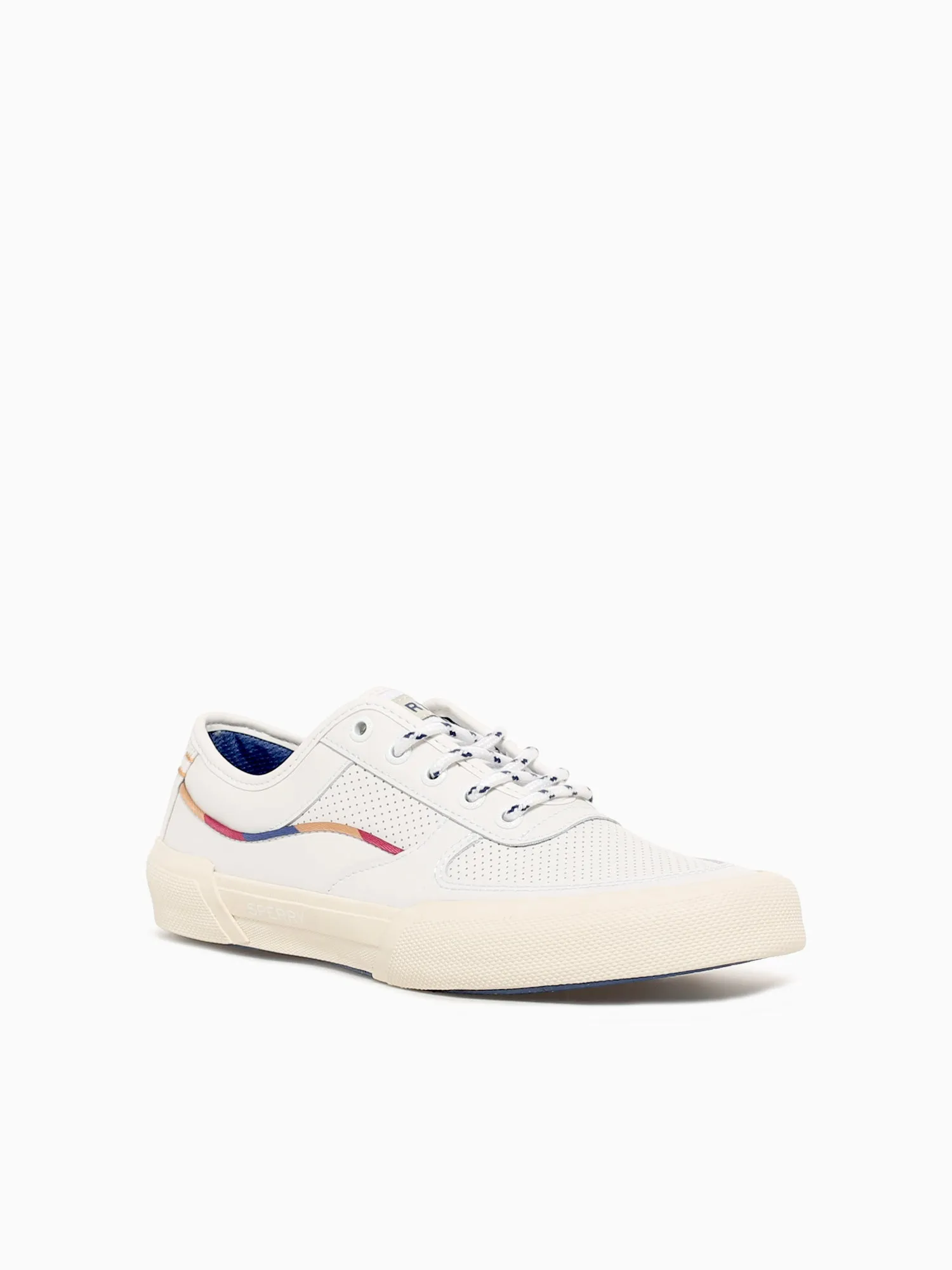 Seacycled Soletide White Multi Leather