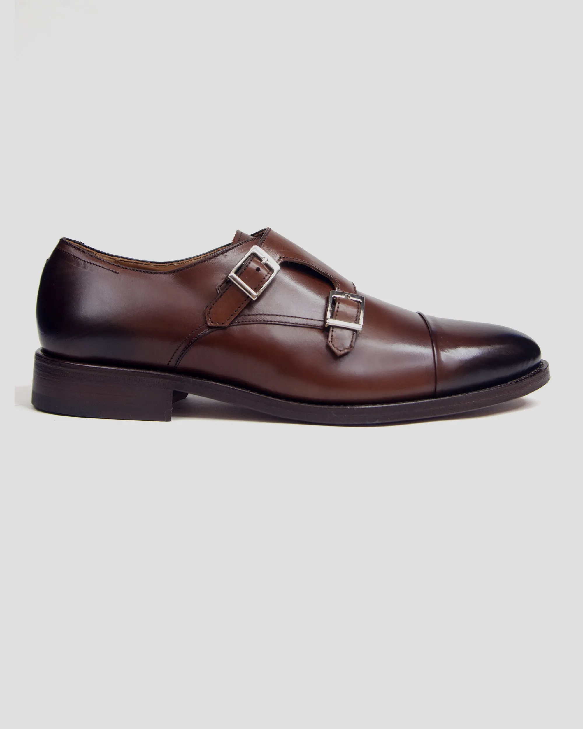 SG Hamilton Double Monkstrap – Dark Brown