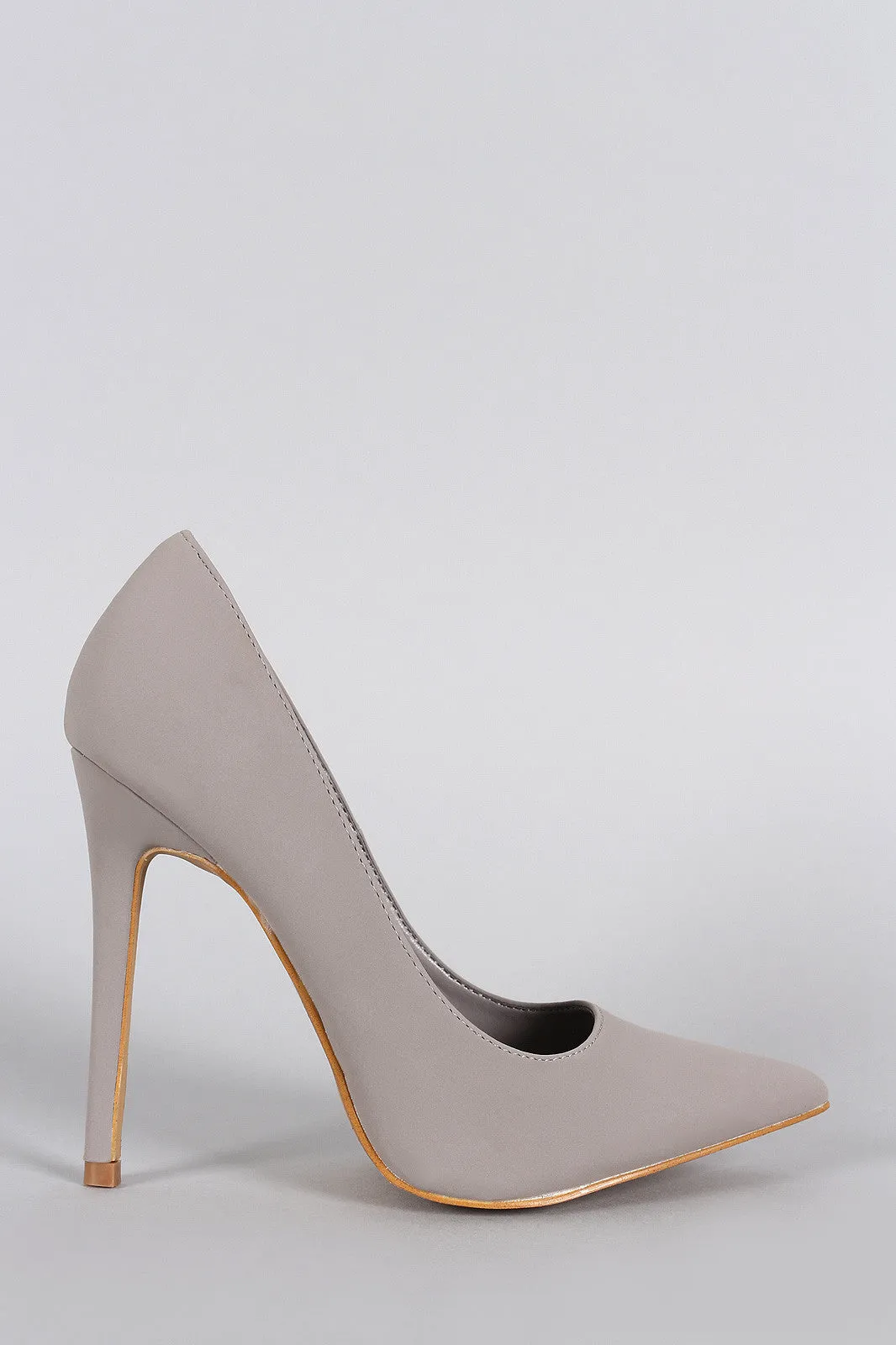 Shoe Republic Nubuck Pointy Toe Stiletto Pump