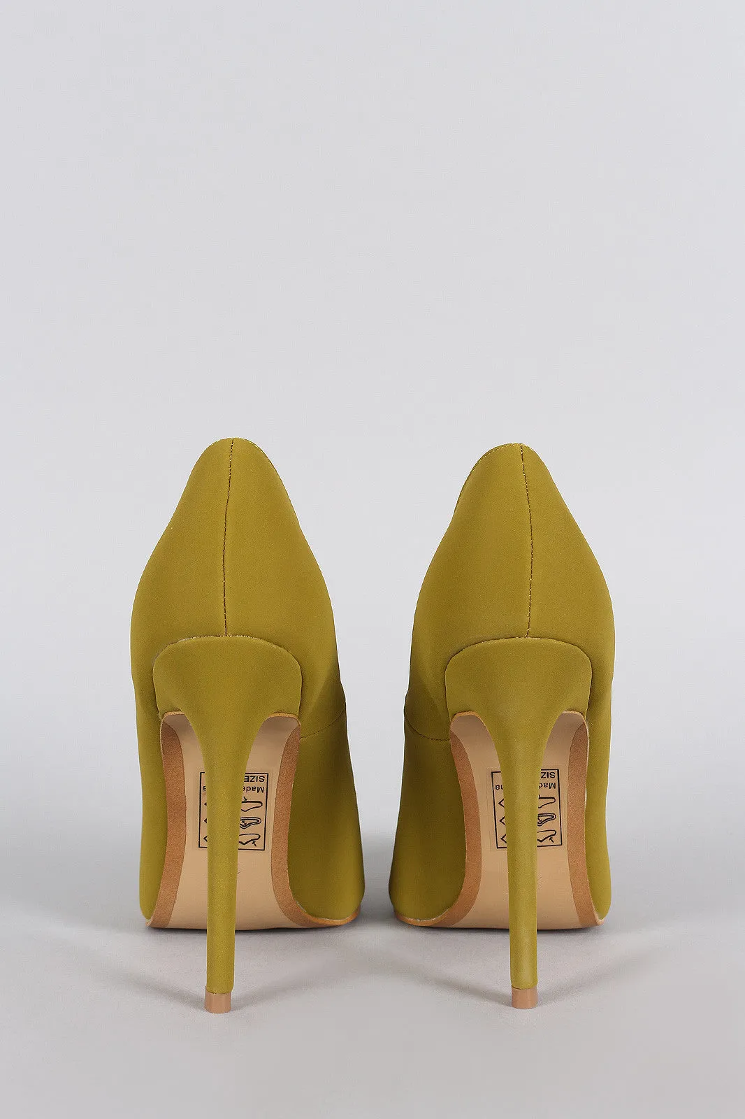 Shoe Republic Nubuck Pointy Toe Stiletto Pump