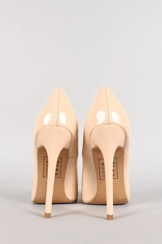 Shoe Republic Patent Pointy Toe Pump