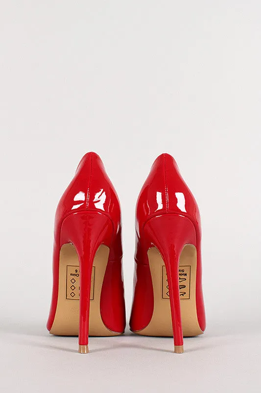 Shoe Republic Patent Pointy Toe Pump