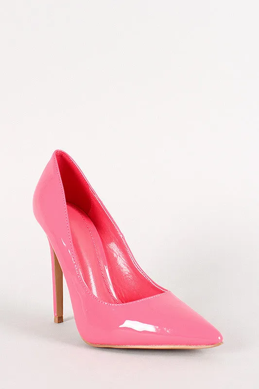 Shoe Republic Patent Pointy Toe Pump