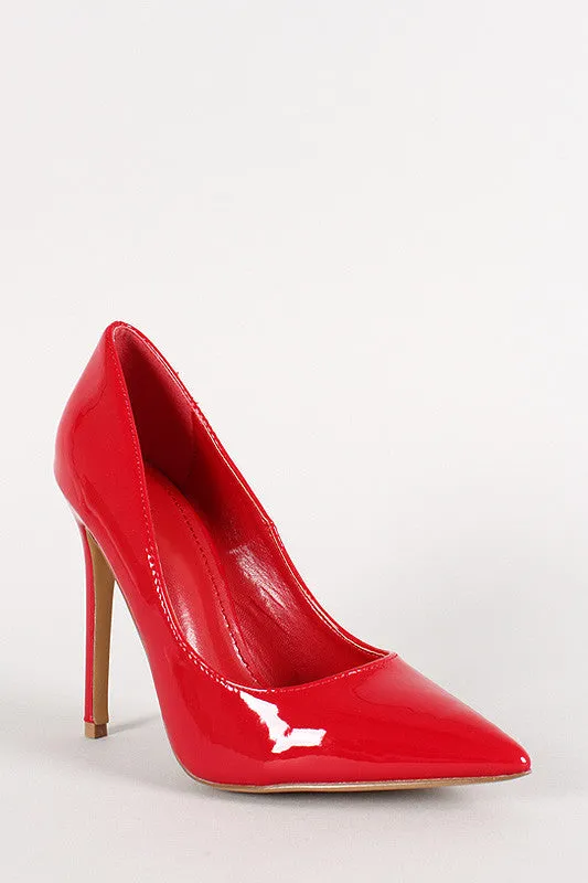 Shoe Republic Patent Pointy Toe Pump