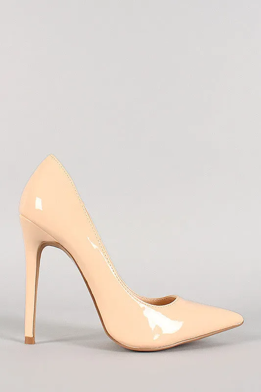 Shoe Republic Patent Pointy Toe Pump