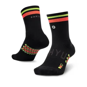 Shyu Racing Sock - Black | Red | Neon