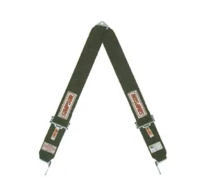 Simpson 3" V-Type Shoulder Harness - Bolt-In - Camlock - Black