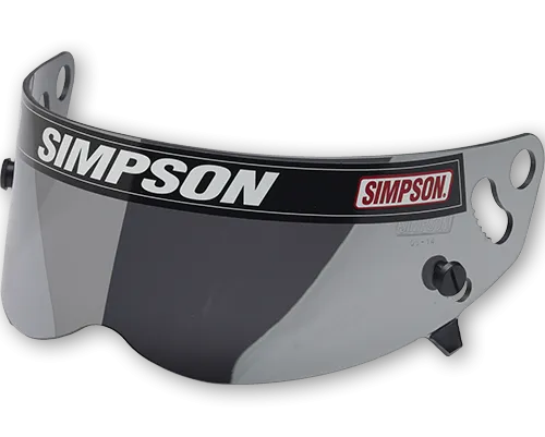 Simpson Helmet Shield - Diamondback/Speedway RX/X-Bandit Helmet - Snell SA2010/15 - Clear