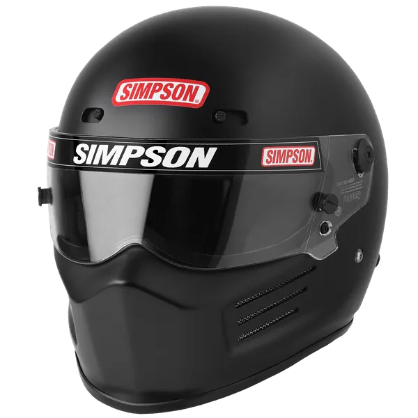 Simpson Super Bandit Helmet - Matte Black