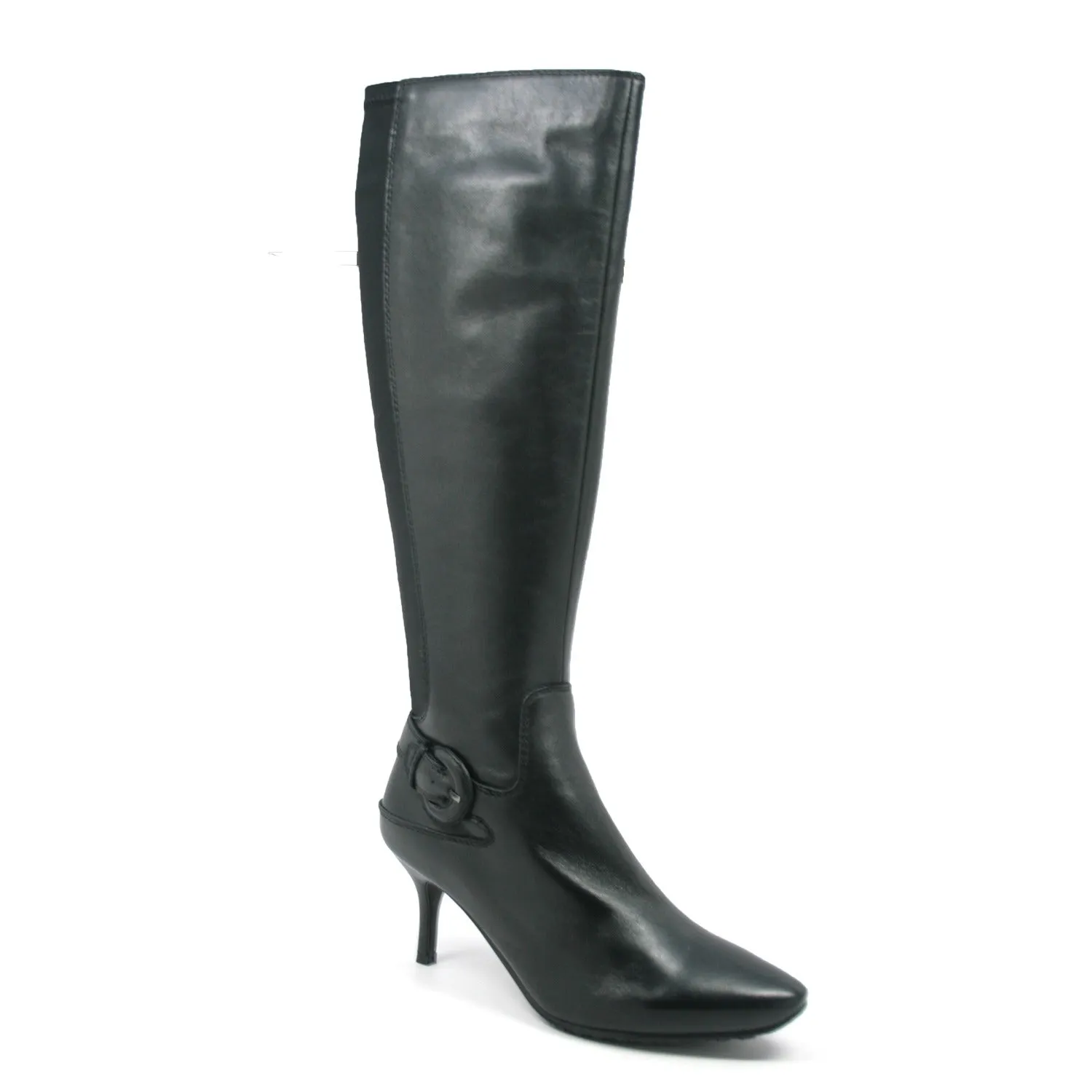 Solemani Rochelle Leather Heel Dress Boots - Stylish and Versatile