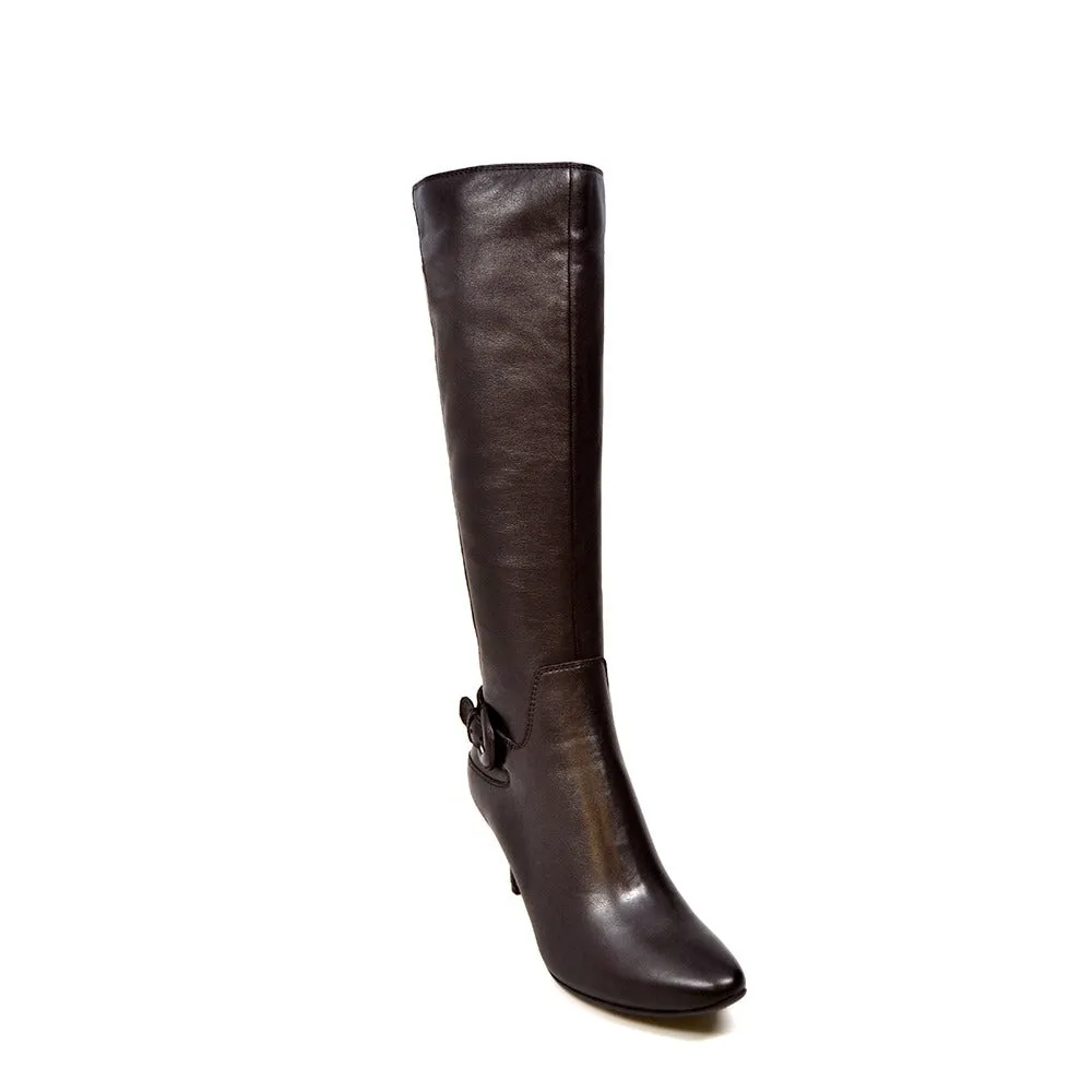 Solemani Rochelle Leather Heel Dress Boots - Stylish and Versatile