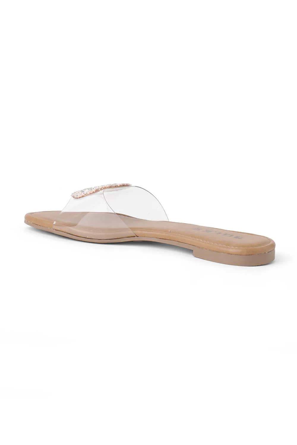 SOLES Sequence Transparent Strap Flats