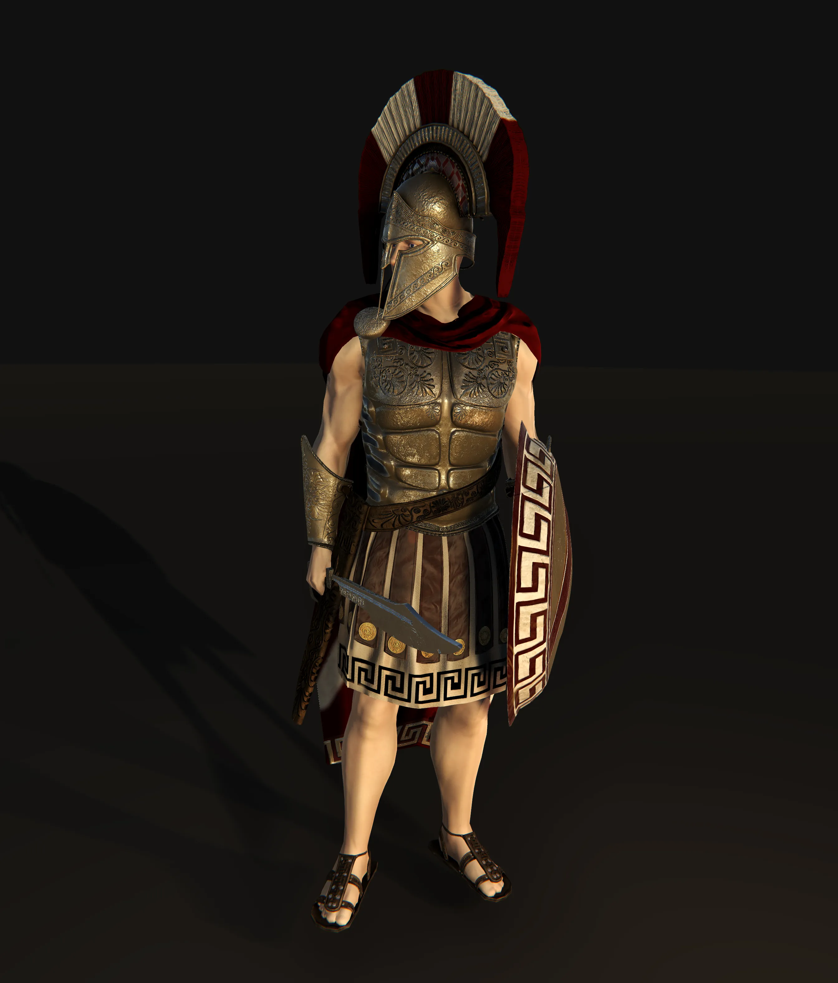 Spartan Warrior for Unity UMA 2.5 and above