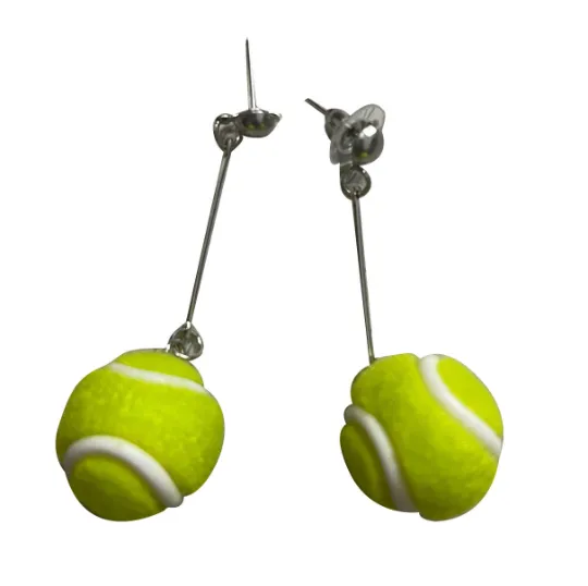 Tennis Ball Dangle Earrings | Women's Tennis Earrings | Tennis Jewelry for Women