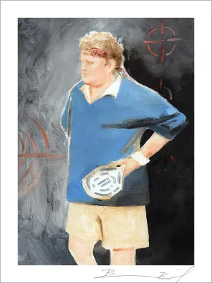 “Tennis Player” signed print