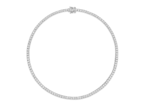 The Tennis Necklace | White