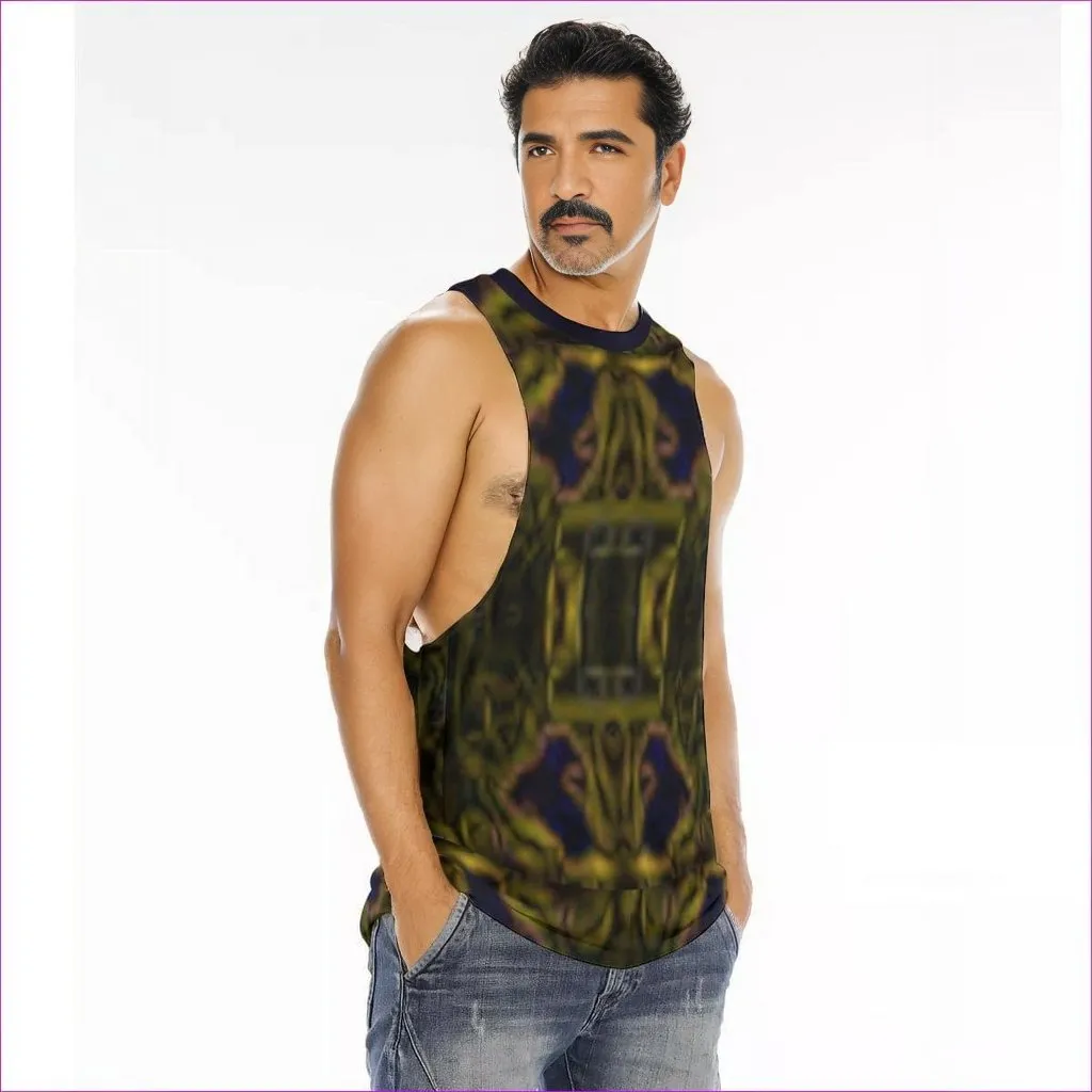 Tribalist 2 Men's O-neck Long Tank Top