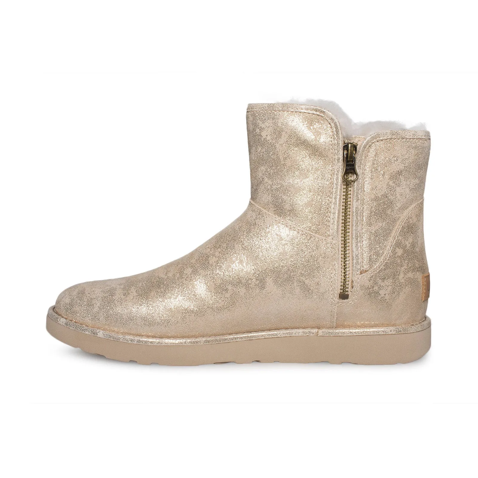 UGG Abree Mini Stardust Metal Gold Boots - Women's