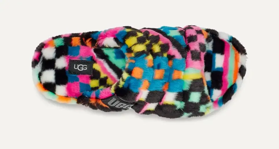 UGG - Fluff yeah checkered slipper