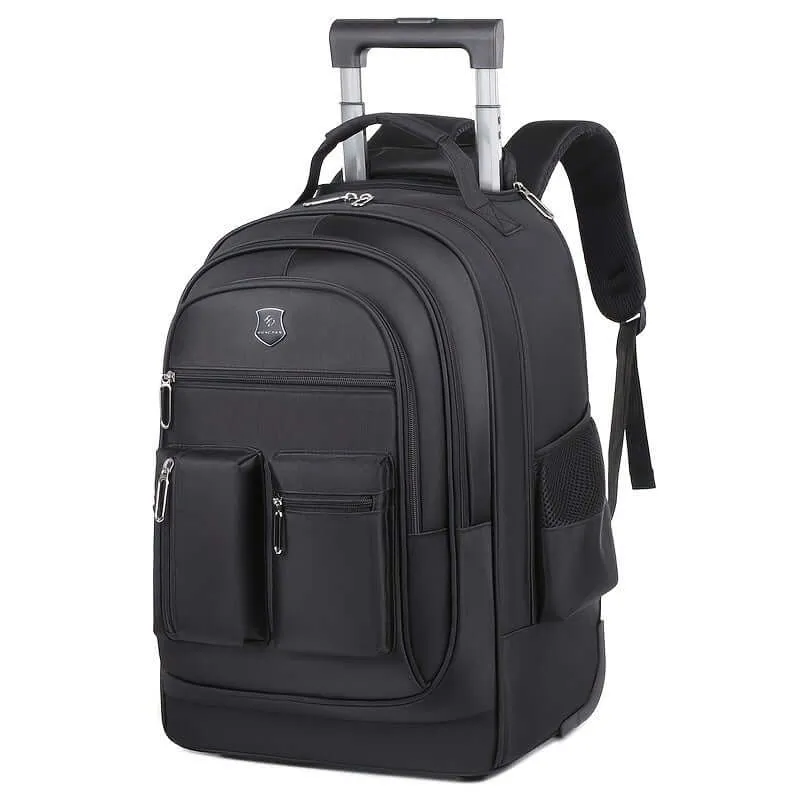 Ultimate Travel Companion: Versatile Multi-Layered Travel Backpack with Wheels