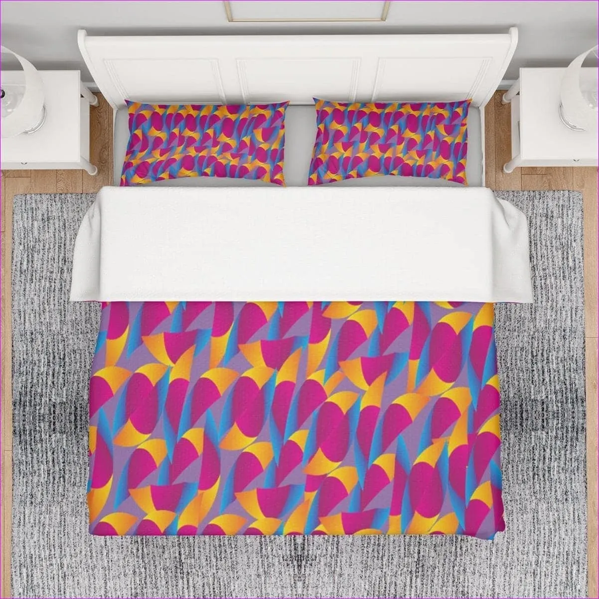 Vibrant Thang Home Three Piece Duvet Cover Set