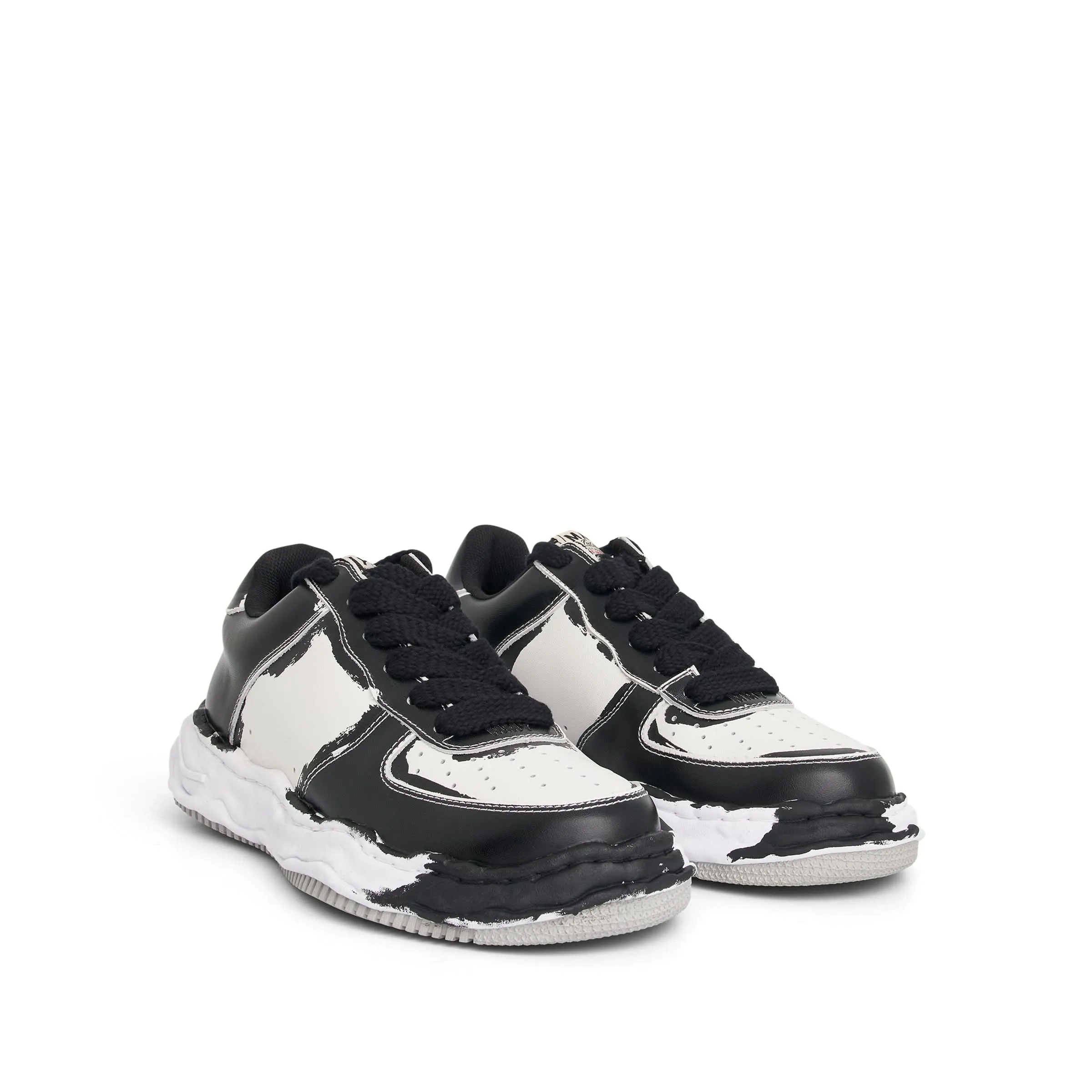 Wayne OG Sole Printed Sneaker in Black/White