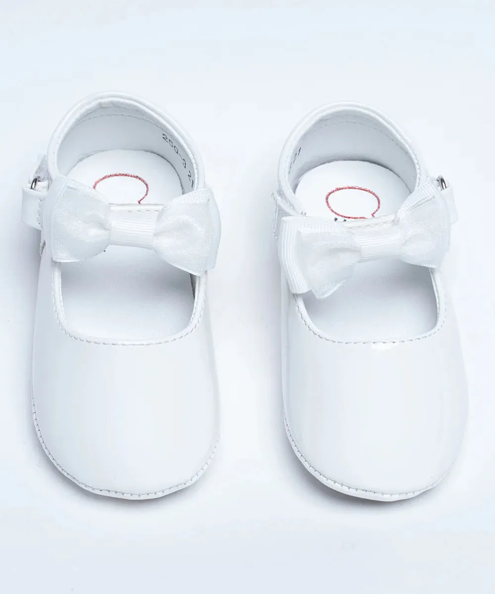 White Colored Party Shoes for Girls