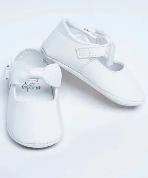 White Colored Party Shoes for Girls