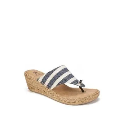 WHITE MOUNTAIN - Beachball Espadrille Wedge  Slipper