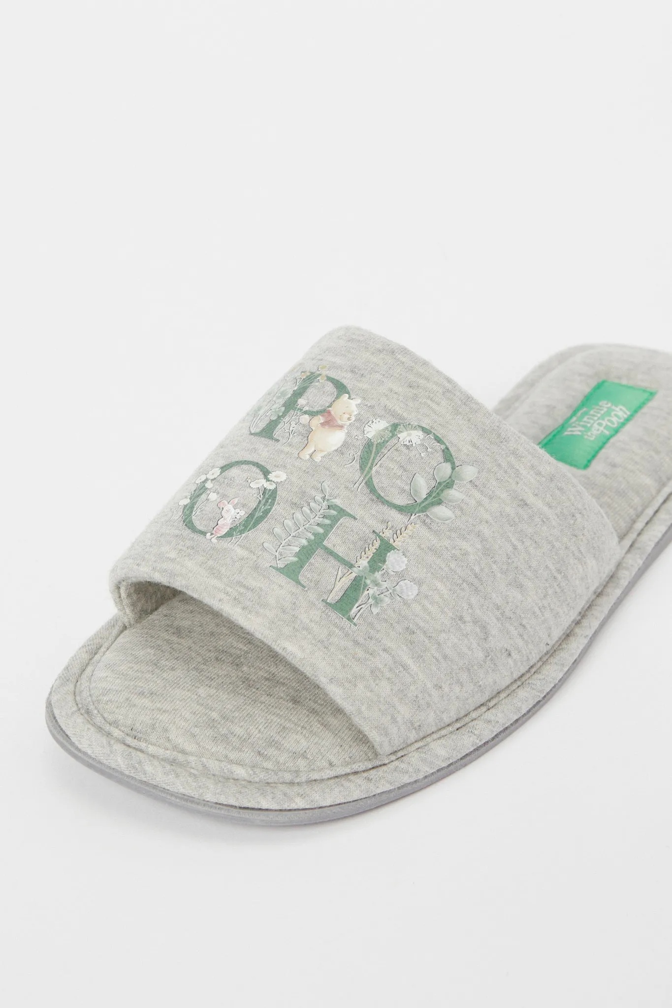 Women Grey Winnie The Pooh Slipper