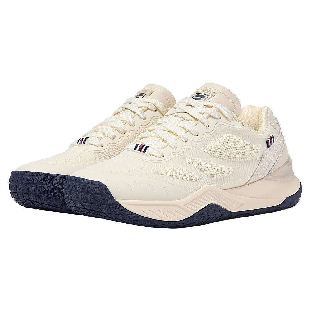 Womens Axilus Lux Tennis Shoes Gardenia and Fila Navy