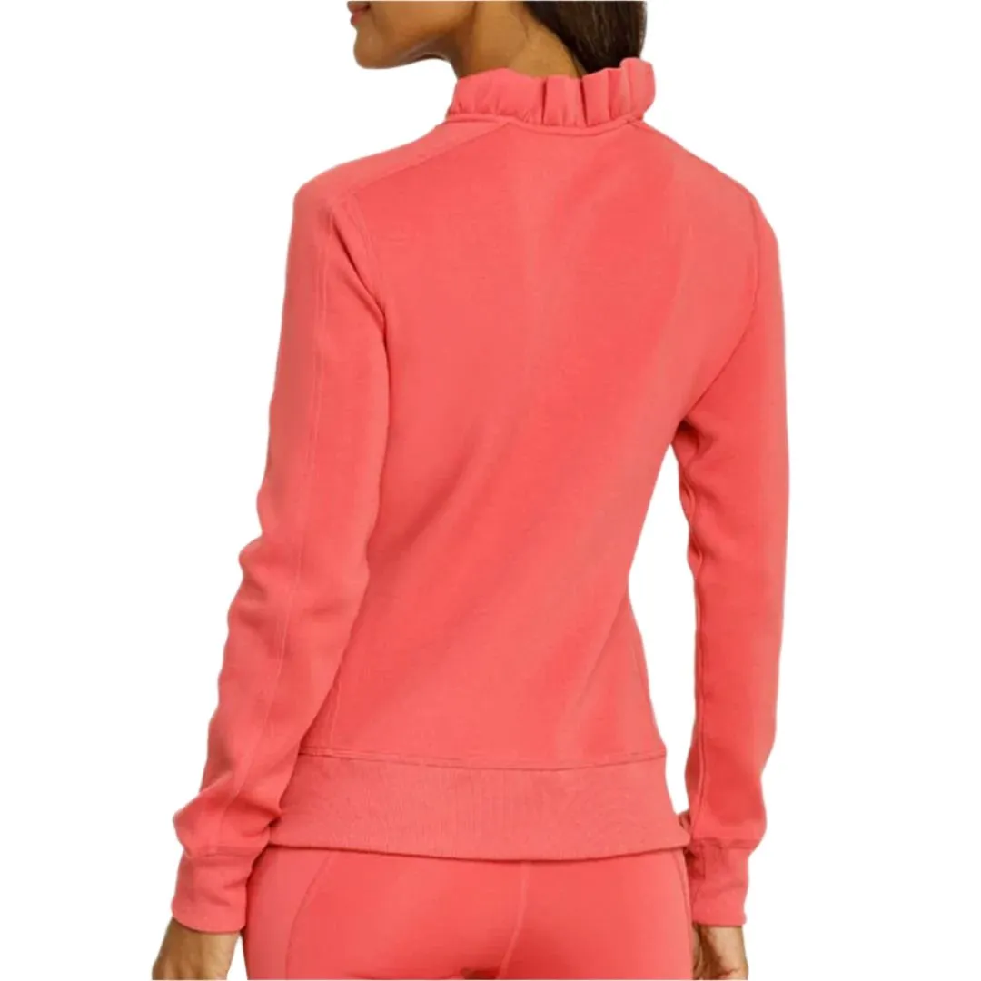 Women's Condoleezza Tennis Pullover Cherry Rose