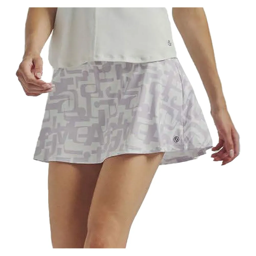 Women's Patina 14 Inch Tennis Skort White Icon and White