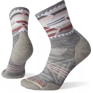 Women's PhD Outdoor Light Pattern Hiking Mid Crew Socks