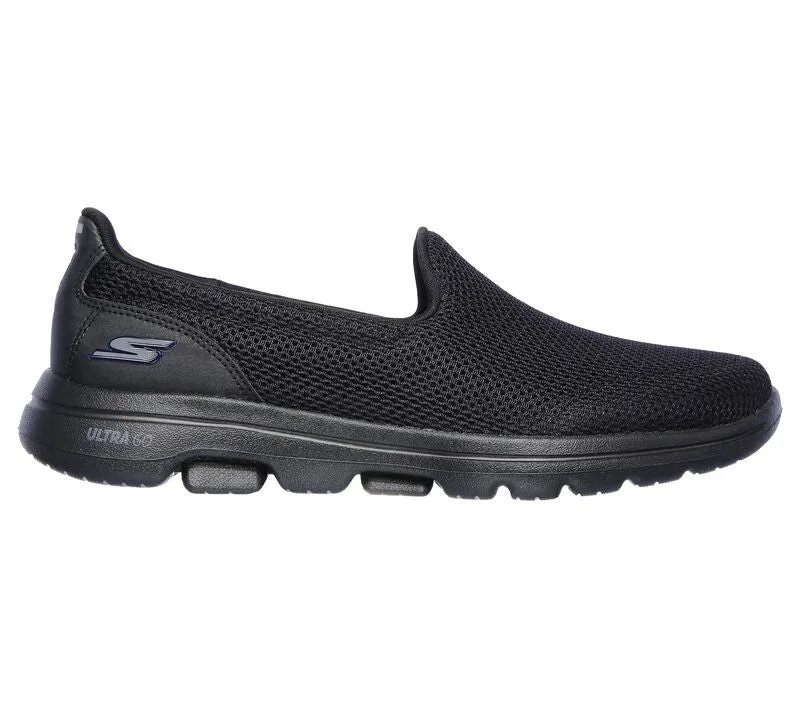 Womens Wide Fit Skechers Go Walk 5-15901 Performance Walking Slip On Trainers